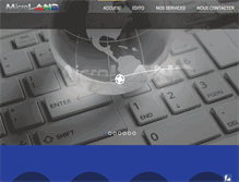 Tablet Screenshot of microland.be